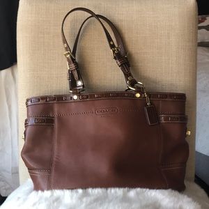 Coach Leather Shoulder Bag